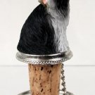 DTB95 Bearded Collie Bottle Stopper