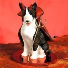 DTD07B Bull Terrier, Brindle Devil