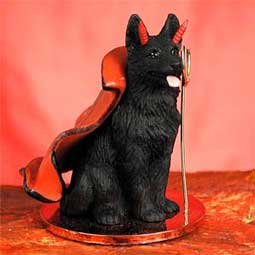 DTD08D German Shepherd, Black Devil