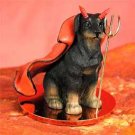 DTD101A Doberman, Black, Uncropped Devil
