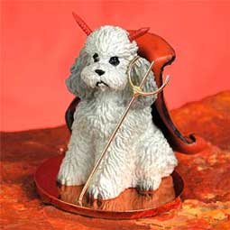 DTD104B Poodle, Gray, Sport cut Devil