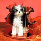 DTD128D Shih Tzu, Black & White, Sport cut Devil