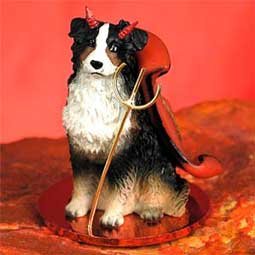 DTD99E Australian Shepherd Tricolor Devil