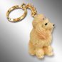 DTK01C Poodle, Apricot Keychain