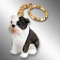 DTK05B Bulldog, Brindle Keychain