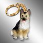 DTK08A German Shepherd, Tan & Black Keychain