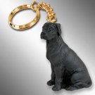 DTK100A Great Dane, Black, Uncropped Keychain