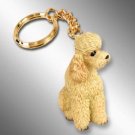 DTK104C Poodle, Apricot, Sport cut Keychain