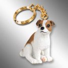 DTK105A Jack Russell Terrier, Brown & White, Smooth Coat Keychain