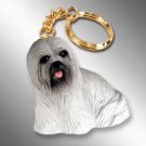 DTK10A Lhasa Apso, Gray Keychain