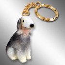 DTK115 Bedlington Terrier Keychain