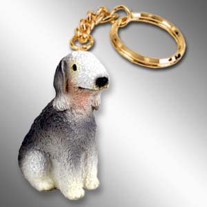 DTK115 Bedlington Terrier Keychain