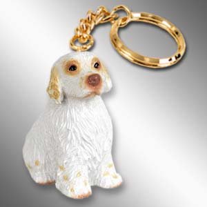 DTK116 Clumber Spaniel Keychain