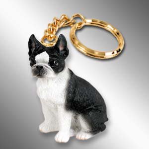 DTK12 Boston Terrier Keychain