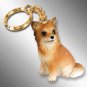 DTK123 Chihuahua, Long Haired Keychain