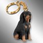 DTK127 Black & Tan Coonhound Keychain