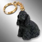 DTK15B Cocker Spaniel, Black Keychain