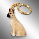 DTK16B Great Dane, Fawn Keychain