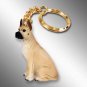 DTK16B Great Dane, Fawn Keychain