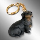 DTK19B Dachshund, Black Keychain
