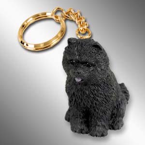 DTK21A Chow, Black Keychain