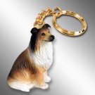 DTK23A Collie, Sable Keychain