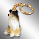 DTK23B Collie, Tricolor Keychain