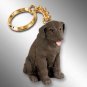 DTK24C Labrador Retriever, Chocolate Keychain