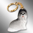 DTK26A Shih Tzu, Gray Keychain