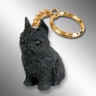 DTK46B Brussels Griffon, Black Keychain