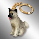 DTK55A Akita Gray Keychain