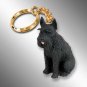 DTK58B Schnauzer, Giant, Black Keychain