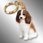 DTK80A Cavalier King Charles, Brown & White Keychain