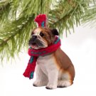 DTX05A Bulldog Christmas Ornament