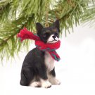 DTX06A Chihuahua, Black & White Christmas Ornament