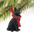 DTX08D German Shepherd, Black Christmas Ornament