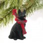 DTX08D German Shepherd, Black Christmas Ornament