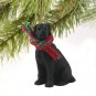 DTX100A Great Dane, Black, Uncropped Christmas Ornament