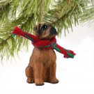 DTX102B Boxer, Tawny, Uncropped Christmas Ornament