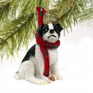 DTX105B Jack Russell Terrier, Black & White, Smooth Coat Christmas Ornament