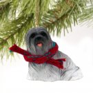 DTX10A Lhasa Apso, Gray Christmas Ornament