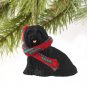 DTX10D Lhasa Apso, Black Christmas Ornament