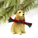 DTX121C English Cocker Spaniel, Blonde Christmas Ornament