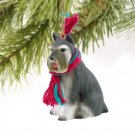 DTX13B Schnauzer, Gray Christmas Ornament