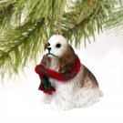 DTX15D Cocker Spaniel, Brown & White Christmas Ornament