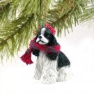 DTX15E Cocker Spaniel, Black & White Christmas Ornament