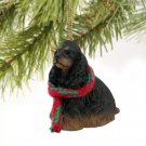 DTX15F Cocker Spaniel, Black & Tan Christmas Ornament