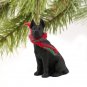 DTX16A Great Dane, Black Christmas Ornament