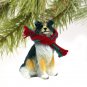 DTX23B Collie, Tricolor Christmas Ornament
