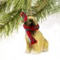 DTX28B Afghan, Tan & White Christmas Ornament